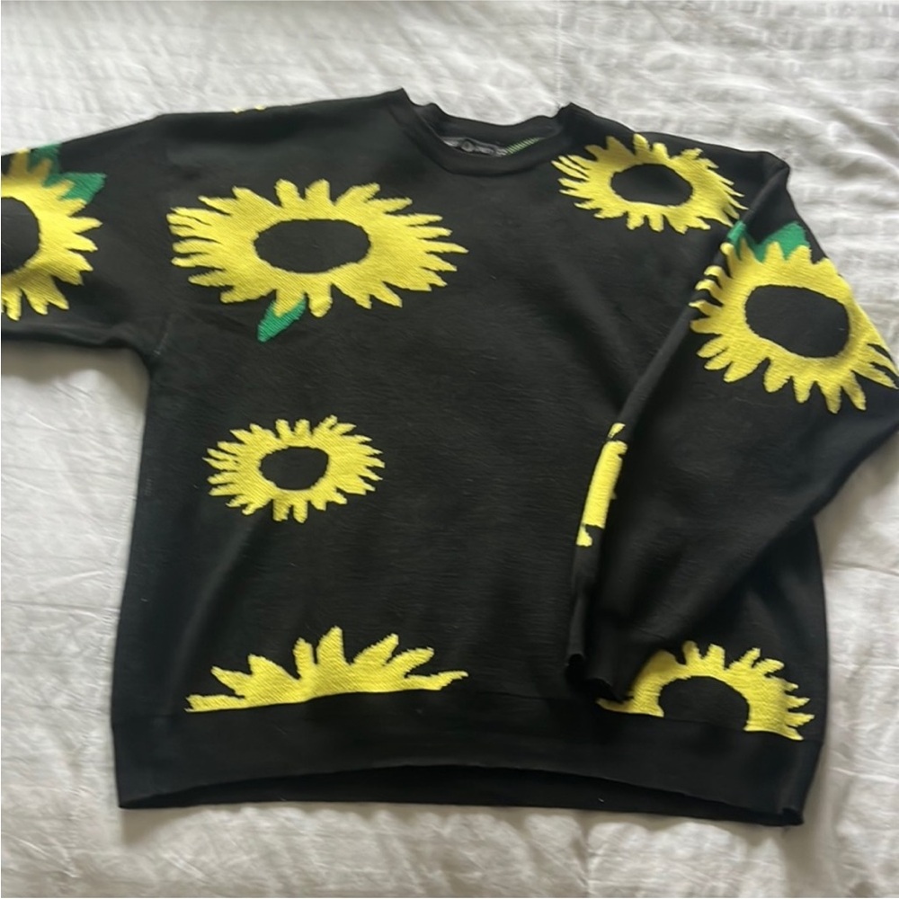 Daisy Street ASOS Oversized Sunflower Sweater